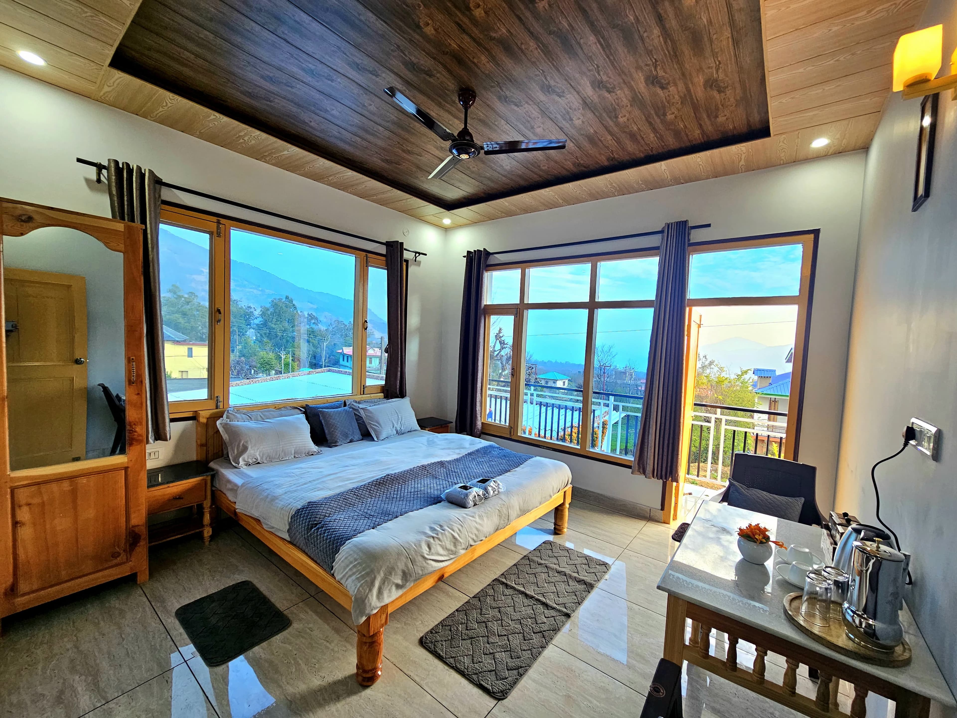 Mysuru Villa Bed Room with Mountain view